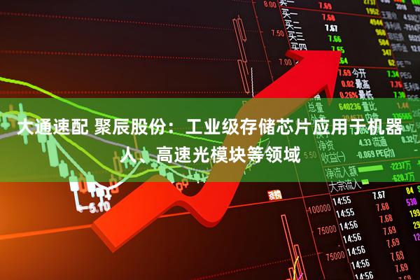 大通速配 聚辰股份：工业级存储芯片应用于机器人、高速光模块等领域