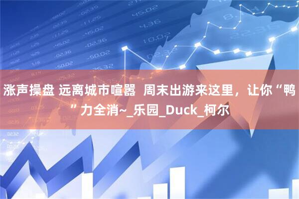 涨声操盘 远离城市喧嚣  周末出游来这里，让你“鸭”力全消~_乐园_Duck_柯尔